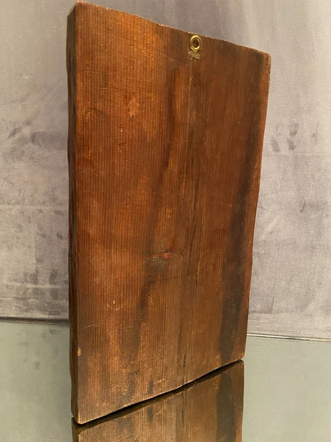 Panneau de bois sculpté bas relief au tailleur de pierre (série de 5 possible) 3