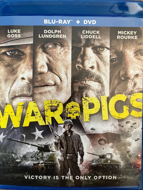 WAR PIGS (2015) - BLURAY/DVD Combo Dolph Lundgren AS NEW! *Region A* B44