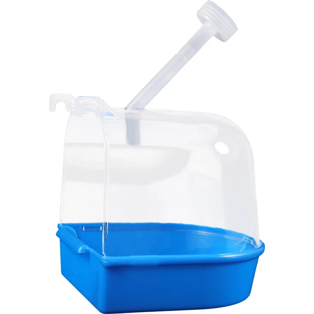 PAPAGEIENBAD BOX SHETWACHE kleiner Haustier Vogel Badewanne Vogel Käfig ...