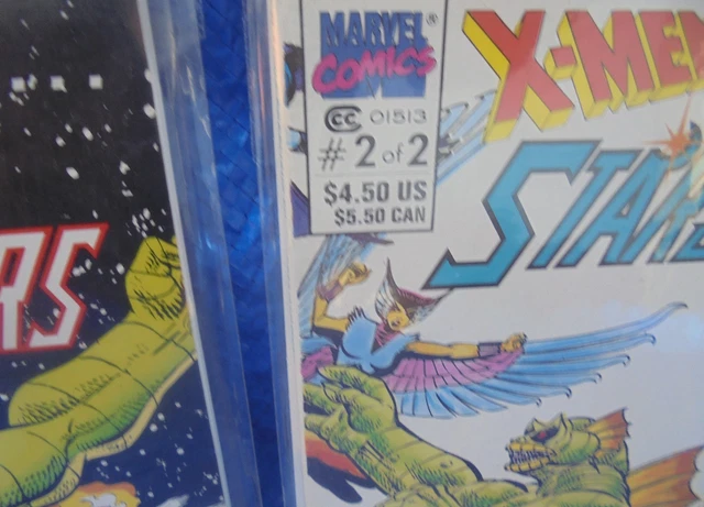 Marvel Comics X-Men Spotlight On Starjammers Complete Set Lot # 1 & # 2 1990 6