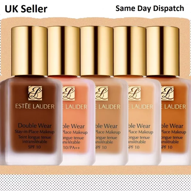 Estee Lauder Double Wear Foundation SPF10 30ml - Various Shades (UK Seller)