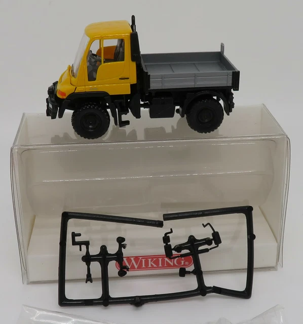 Camion Miniature Wiking HO 1/87 - Mercedes 2235 Avec Remorque Grauthoff - Neuf En Boîte - Allemagne