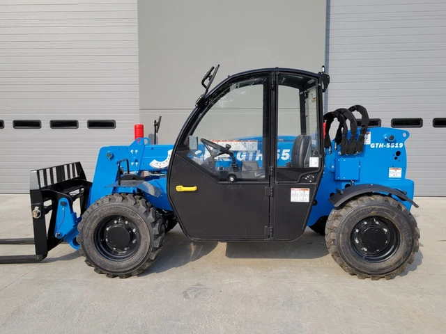 2023 Genie Gth-5519 Diesel Full Cab 19' Lift 5500 Lb Capacity Telehandler Jlg