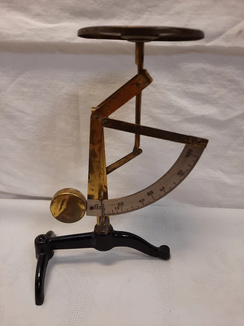 2 Stück alte Waage Briefwaage  Büro Schreibtisch  um 1920-30