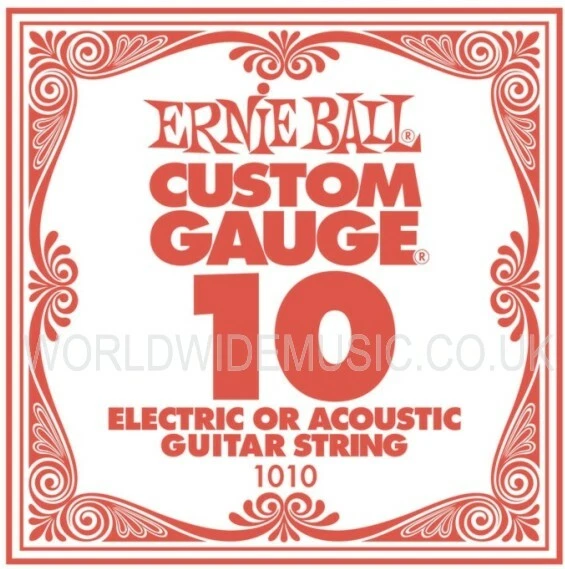 Ernie Ball Slinky Guitar strings with Choice of 20 Gauges - Including singles