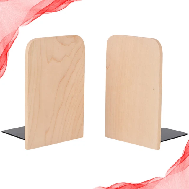 2 piezas Soportes para Mesa Libreros De Madera Decorativos Oficina Rural