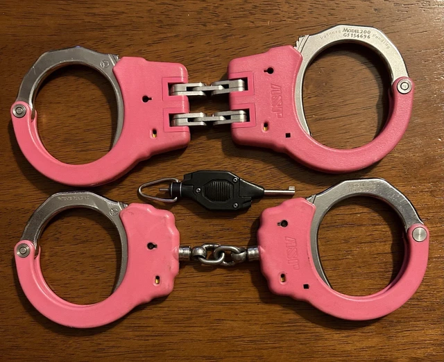 ASP HANDCUFFS PINK Lot Of 2 Model 100 And Model 200 243.50 PicClick