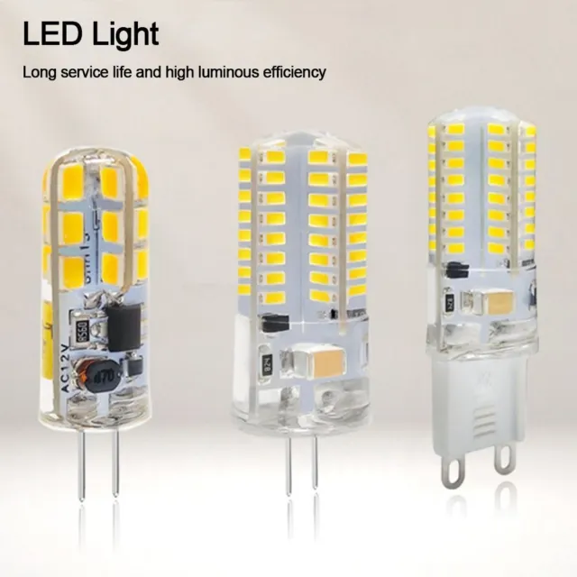 10x G4 12V Ampoule G9 220V 25W 40W 50W 60W Lampe halogène Bright Blanc  Chaud