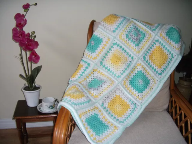 Hand Crocheted Throw/Blanket Ref 235