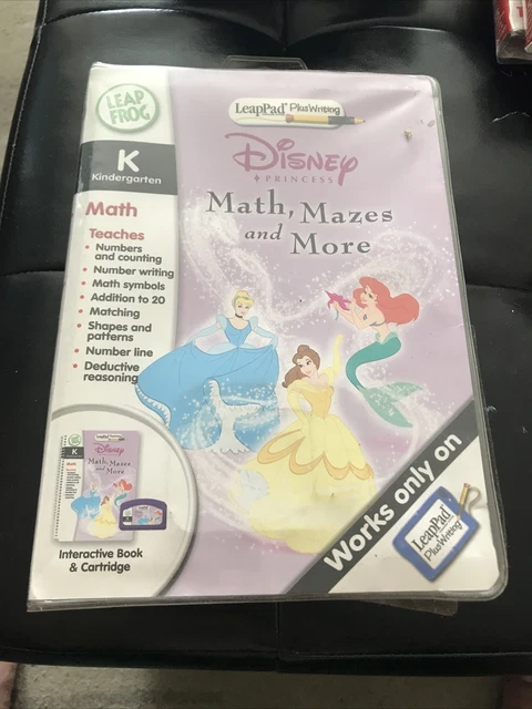 LEAPFROG LEAPPAD EDUCATIONAL Book: Disney Princesses Math, Mazes and ...
