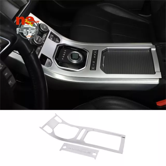 ABS Center Console Gear Panel Cover Silver Trim For Range Rover Evoque 2012-2018