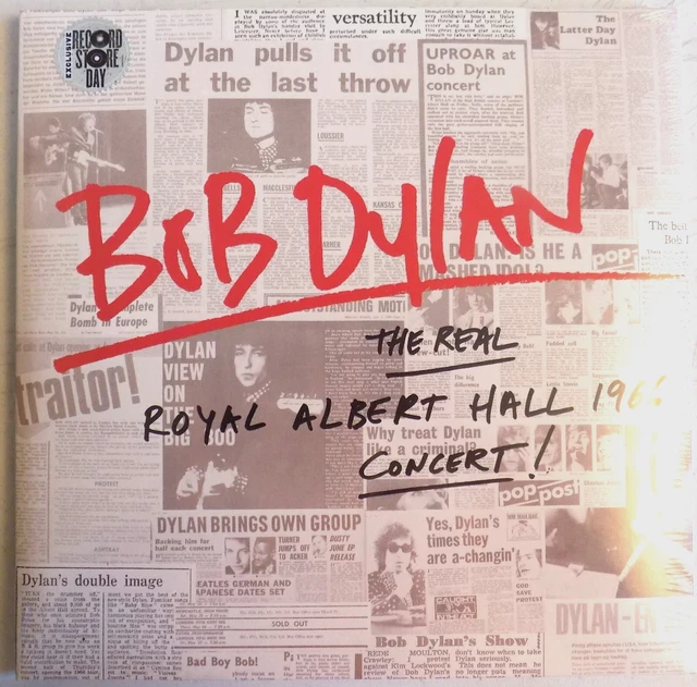 BOB DYLAN The Real Royal Albert Hall 1966 Concert 2 LP Gatefold