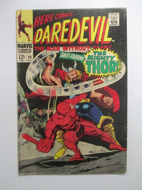 DAREDEVIL No. 30 MARVEL COMICS -- VINTAGE 1967 The Mighty THOR!