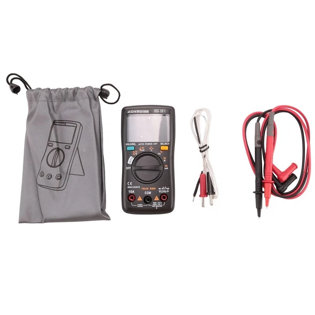 ZT102A Digital Multimeter 6000 Sealed Car 113D Backlighting AC/E9S5