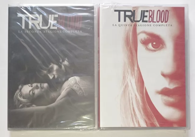 Dvd True Blood Seconda e Quinta Stagione Completa 10 Dischi NUOVO SIGILLATO