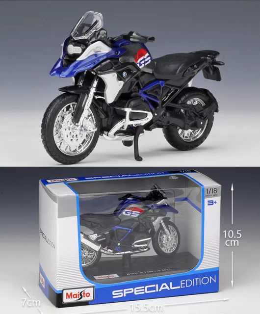 Maisto 1:18 BMW 2017 R1200GS scooter MOTORCYCLE BIKE Diecast Model Toy Gift