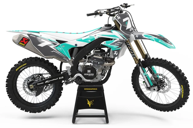 Kawasaki KXF 450 KLX 140 250 450 KX 85 Stickers kit OMX Graphics 2003 2008 2021
