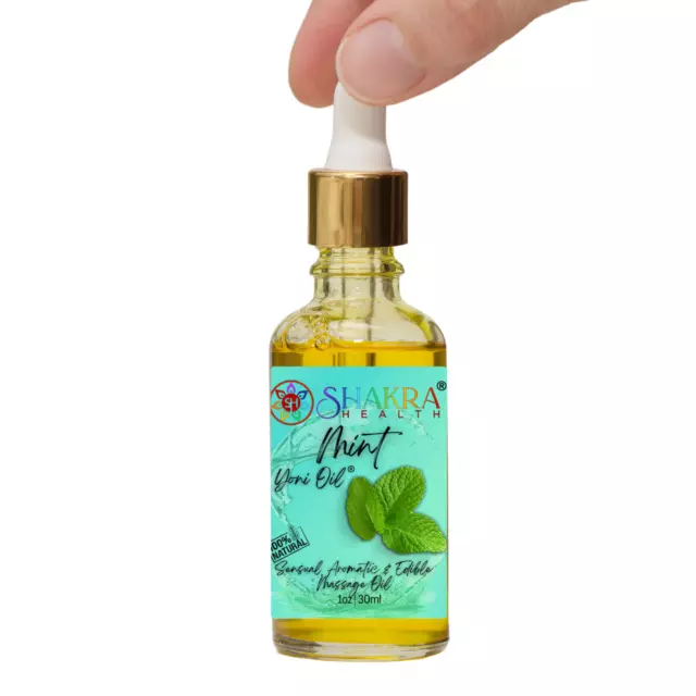 Yoni Oil Mint Fresh Body Massage Oil. Moisturise & Balance PH, Hygiene, Flavour