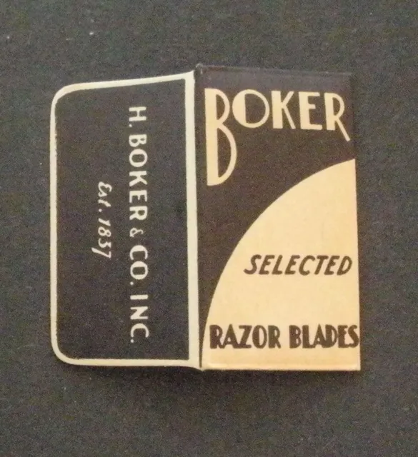 Vintage Razor Blade BOKER    VERY RARE