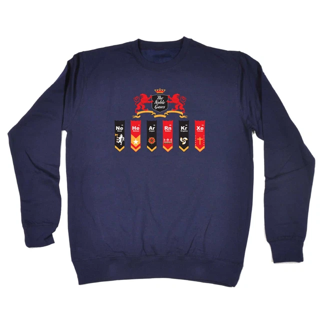 The Noble Gases - Mens Womens Novelty Funny Top Sweatshirts Jumper Sweatshirt
