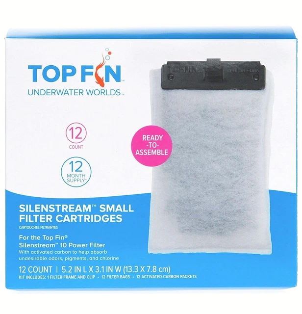 8 Stück Ersatz-Filterpatronen Für Top Fin PF-S/PF10 – Aquarium Filterkartuschen