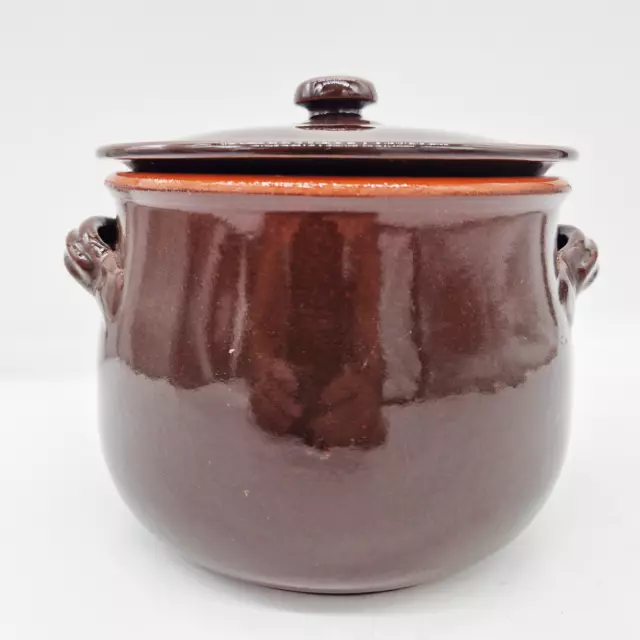 Benegiamo Pentola in terracotta con coperchio forno gas multimisura artigianale