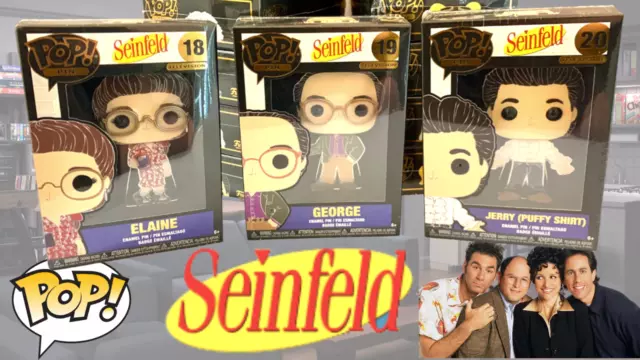 Funko Pop! Pin Seinfeld Large Enamel Pin NEW - Many Models in Mint Box!