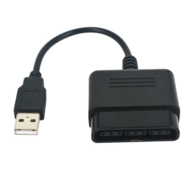 USB Adapter Converter Cable for PS2 Dualshock Joypad GamePad to PS3 PC USB E9S5