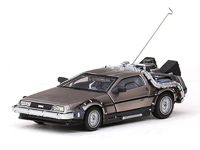 DeLorean DMC12 Retour Vers Le Futur 3 – Vitesse 1/43 – Voiture Miniature Argentée Neuve