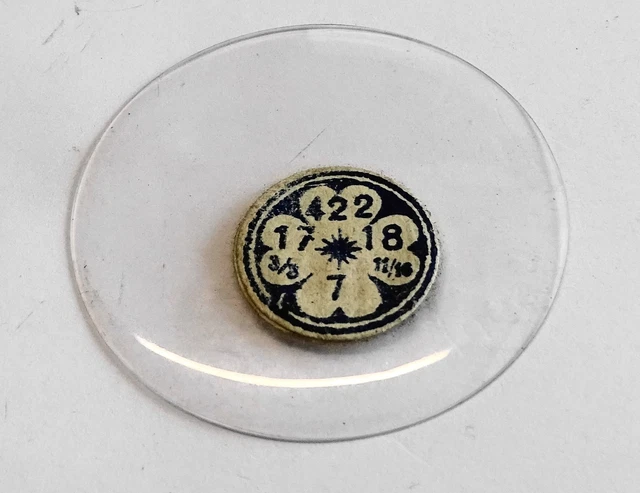 VERRE MONTRE POCHE GOUSSET DIAMETRE 42.5 mm - FR