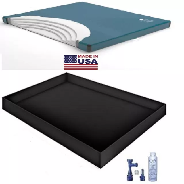 95% Waveless Waterbed Mattress / Liner / Fill Drain / Conditioner Kit 95% Waveless Waterbed Mattress / Liner / Fill Drain / Conditioner Kit