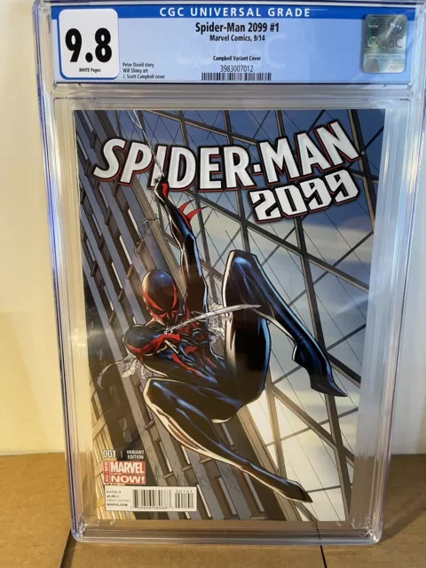 Spider-Man 2099 #1 J Scott Campbell Variant Cover CGC 9.8 Marvel