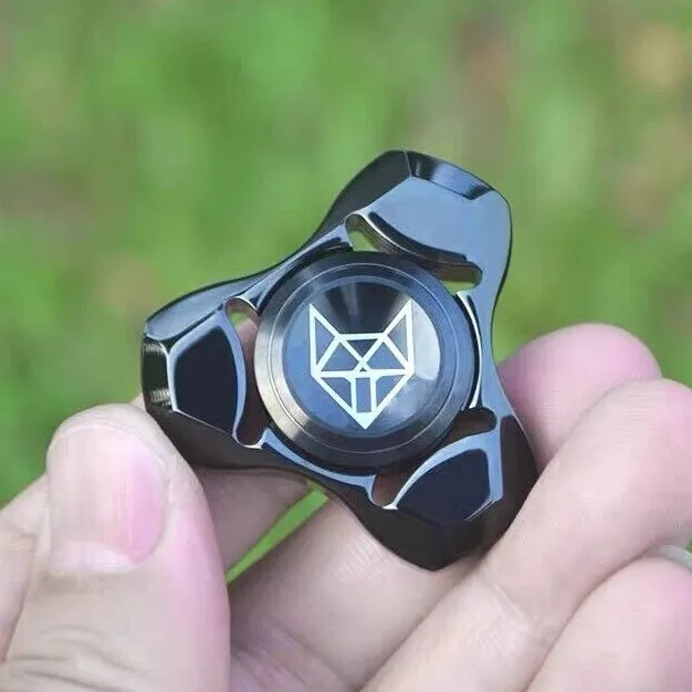 EDC Fidget Hand Spinner Toy Silent Bearing Metal Finger Gyro Relieve Stress Gift