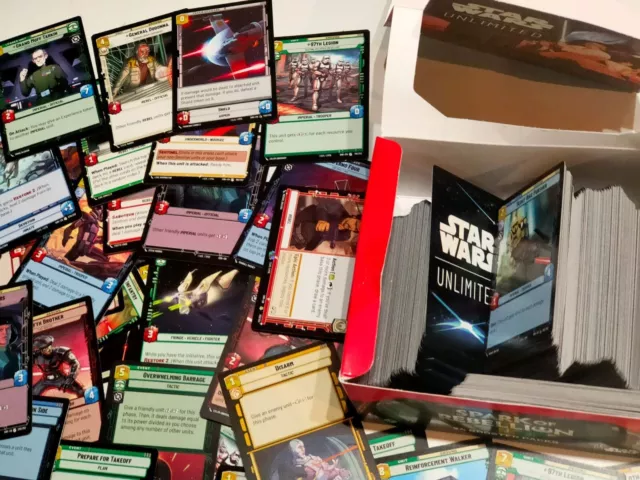 STAR WARS UNLIMITED - Gros lot de + 1000 cartes Spark Of Rebellion  - A SAISIR