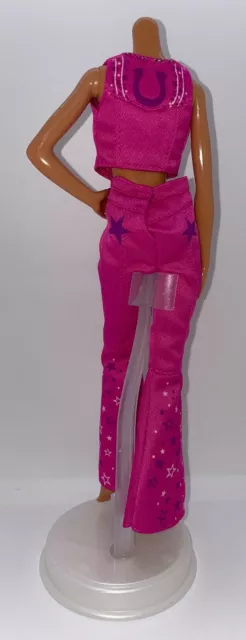 BARBIE MOVIE 2023 Margot Robbie Western Doll Outfit Hot Pink Cowgirl ...