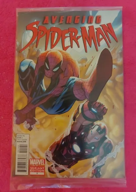 2012 Marvel: Avenging Spiderman #1 HUMBERTO RAMOS Iron Man Variant Cover Sealed