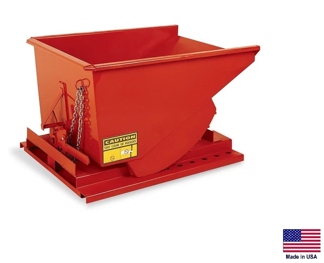 FORKLIFT HOPPER / DUMPSTER Commercial - Self Dumping - 2.5 CY - 2000 Lb Cap MDO
