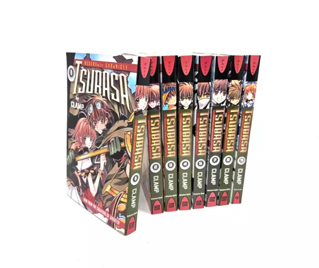 Tsubasa Reservoir Chronicle Manga by Clamp - English Volumes 1-5 7-9 Lot of 8