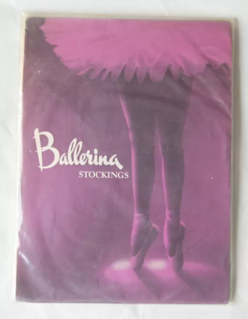 Calze Ballerina Vintage 9 1⁄2 Lusso Nylon Lusso Micro Maglia 9,5
