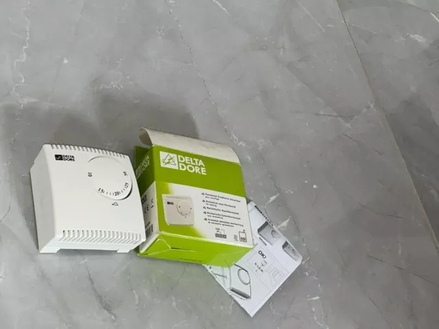 Thermostat d'ambiance DELTA DORE mécanique filaire Tybox 10A 230 V