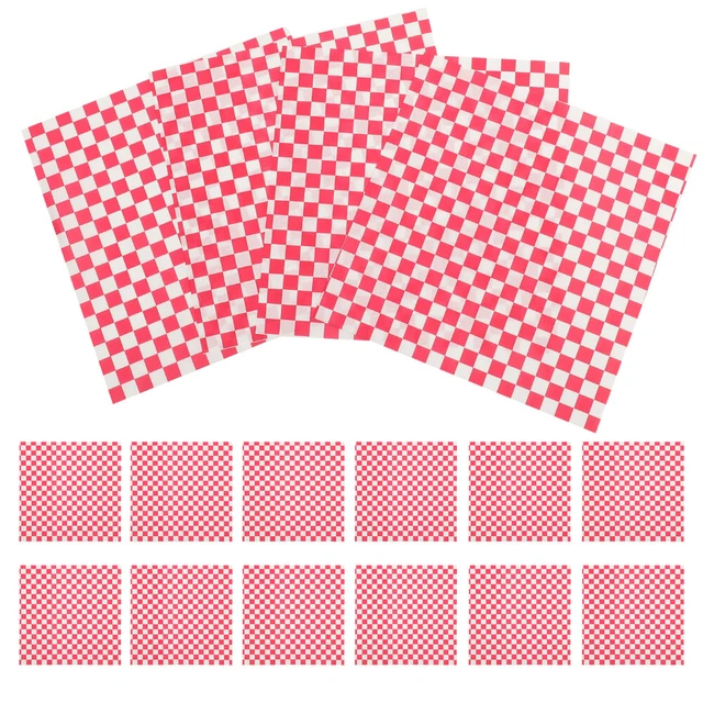 50 Sheets Food Wrap Paper Deli Greaseproof Paper Sandwich Cake Wrappers Liners