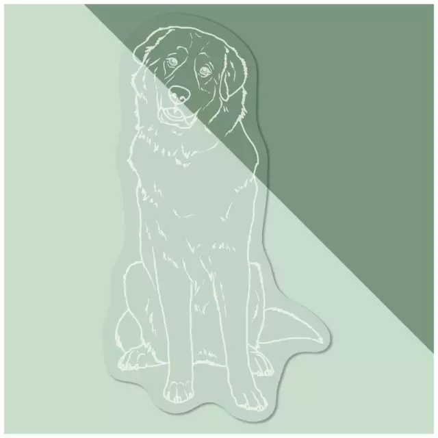 'Pyrenean Mountain Dog' Static Window Clings / Stickers (WC037367)