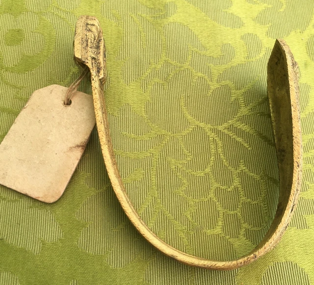 FRENCH LA SAMARITAINE 1920s CURTAINS DRAPES WALL TIEBACKS HOOKS~ORMOLU BRASS~NEW 8
