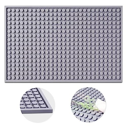 "Alfombra colectora de resina, fácil limpieza y alfombras de silicona resistentes al calor de 14,5"" x 9,4"""",