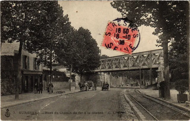 CPA Suresnes Pont du Chemin de Fer (1315030)