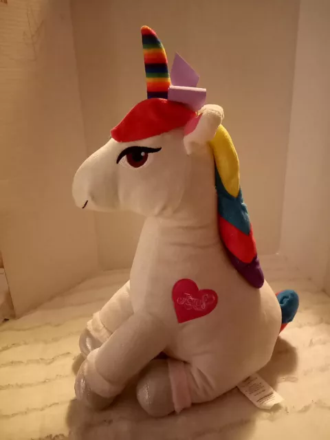 Nickelodeon JoJo Siwa Plush Sparkle Rainbow Unicorn 23" Pillow Buddy P144