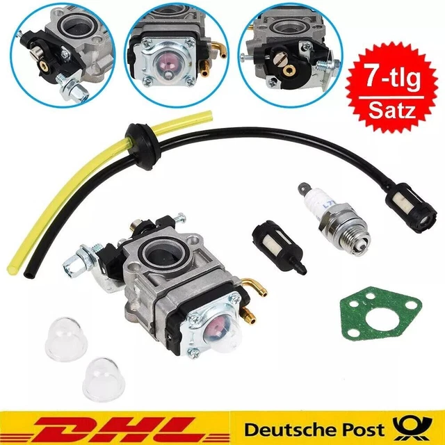 Vergaser Kit Für 43cc/49cc/52cc Freischneider – Inkl. Dichtung, Zündkapseln & Rückschlagventil