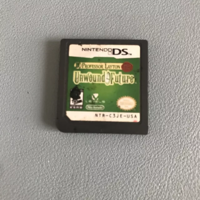 Professor Layton & The Unwound Future Nintendo DS CART ONLY AUTHENTIC SHIPS FAST