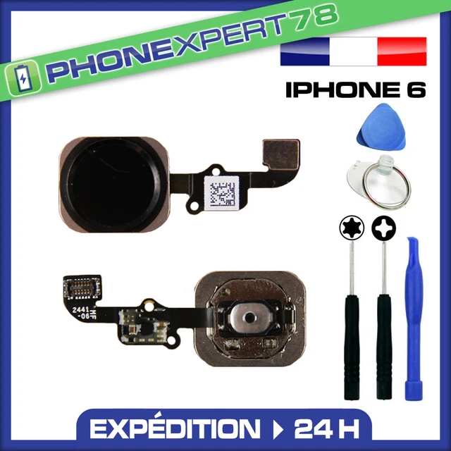 Kit Bouton Home + Nappe (câble Flex) Complet Pour IPhone 6 Et 6 Plus - Neuf, Référence 05010807002