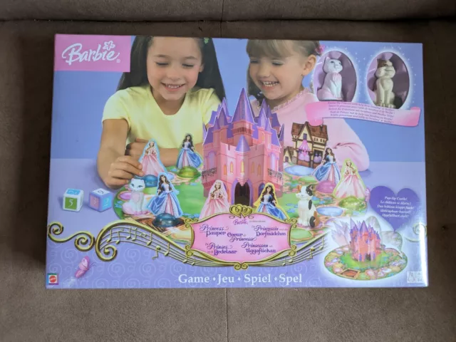 Barbie Princess And The Pauper Board Game Replacement Box, Insert, &  Instruction